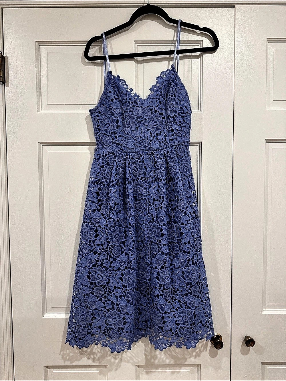 ASTR the Label Lace A-Line Midi Dress Lace Midi Dress in Purple Size Small NWT